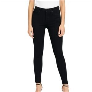 Everlane High Rise Skinny Jeans in Black Size 26.